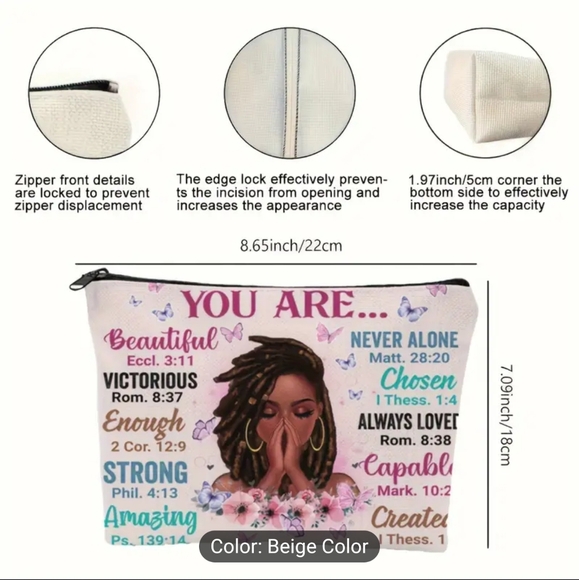 🆕️ NWT Beauty Cosmetic Bag - Picture 2 of 5